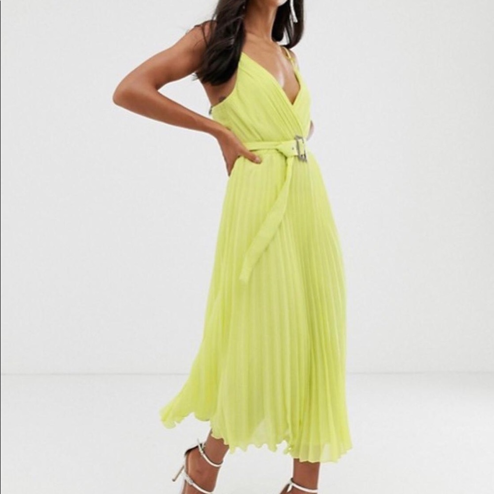 pleated midi dress - Picture 3 of 6